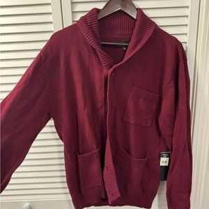 Burgundy Cardigan, Brand New with Tags